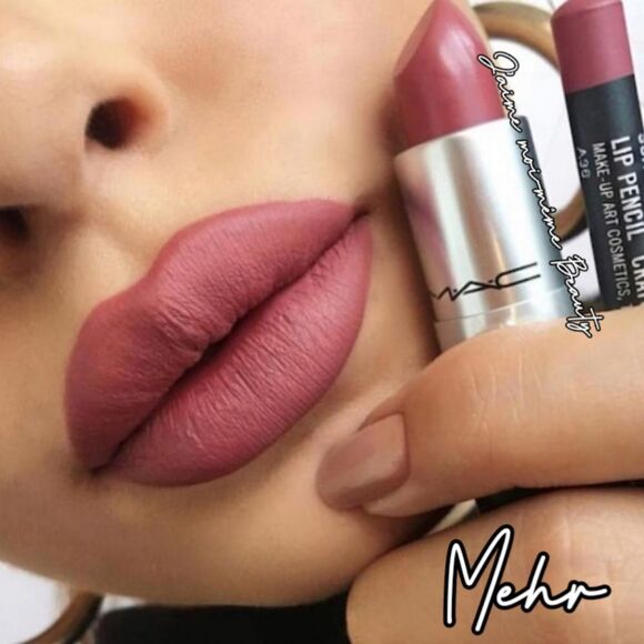 MAC Matte Lipstick in Mehr (Dirty Blue Pink) - Picture 1 of 16
